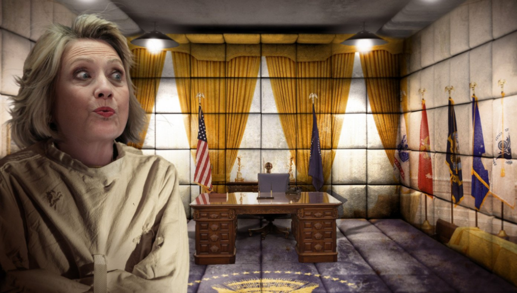 Asylum Orderlies Return Hillary Clinton To Padded Cell Disguised As